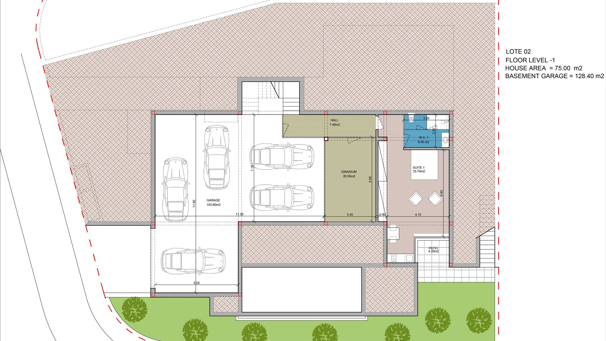 518 Plan house 2 upper floor