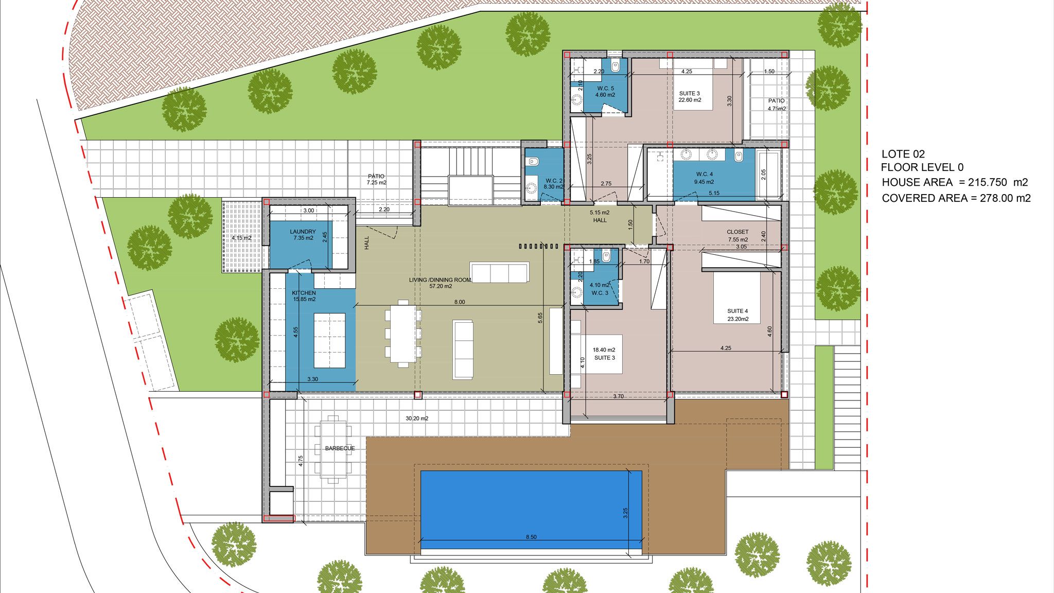 518 Plan house 2 upper floor