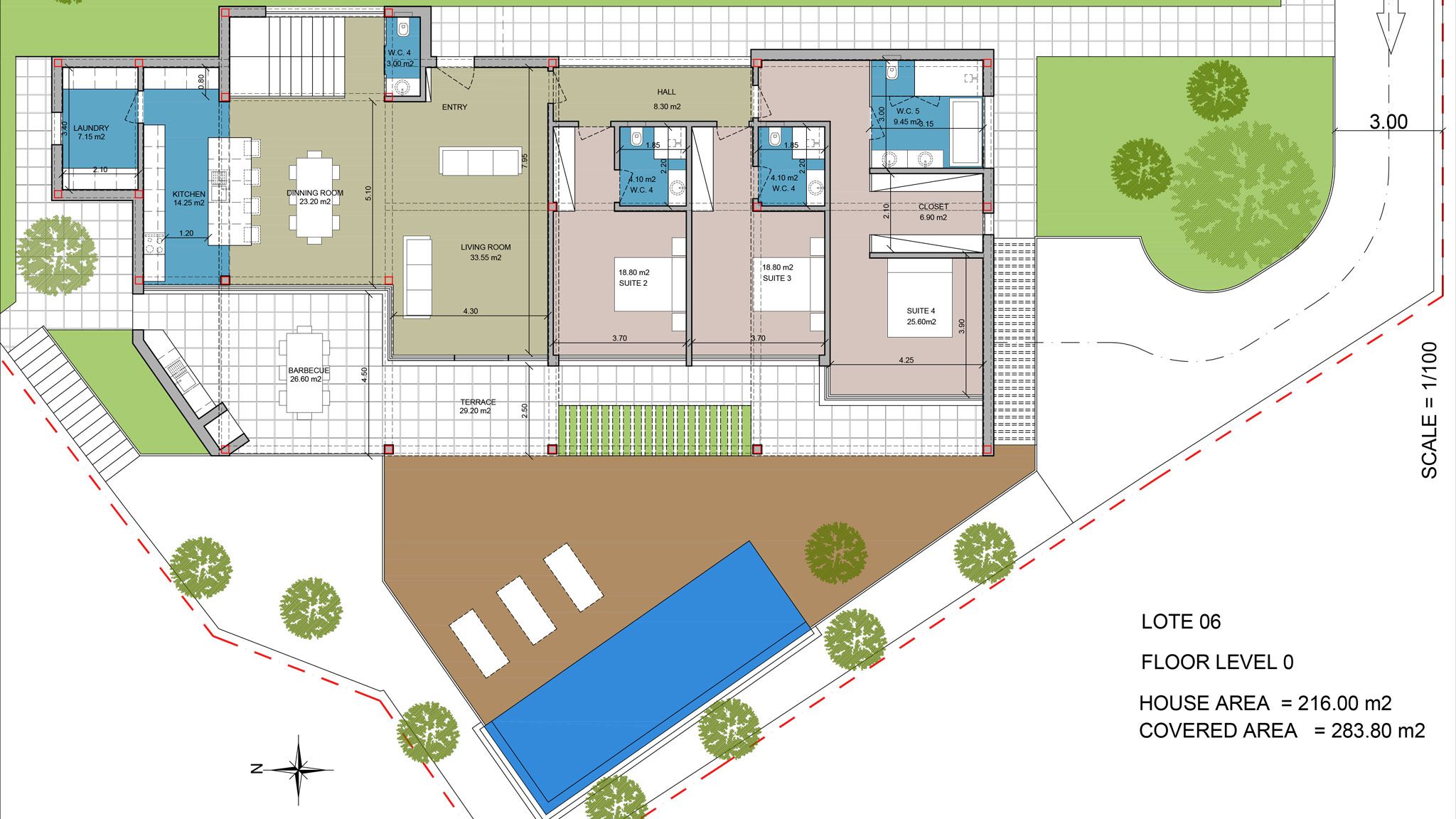 518 Plan house 6 ground floor